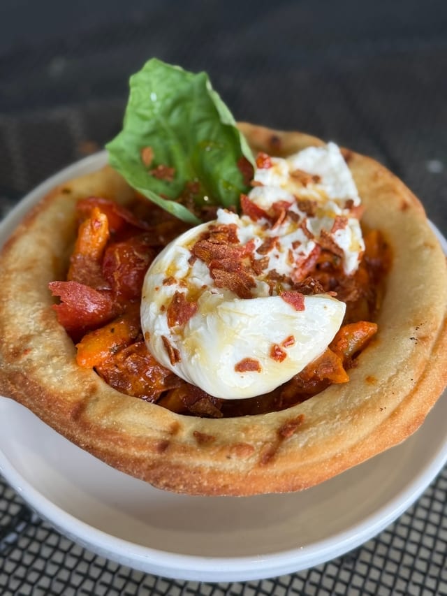 Hot Honey Burrata Bowl.