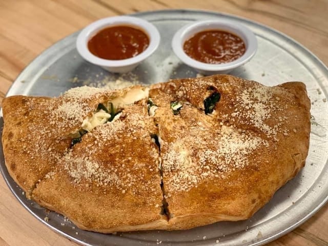 Small Veggie Stromboli.