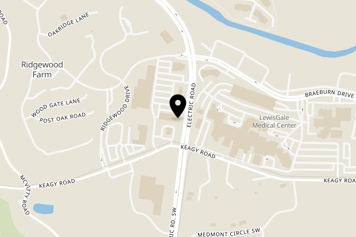 Map showing the location of Papa's Pizza on 1951 Electric Rd in Salem